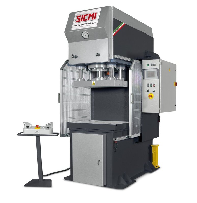 gebrauchte Maschinen sofort verfügbar Einständerpresse - Hydraulisch SICMI MCL 125