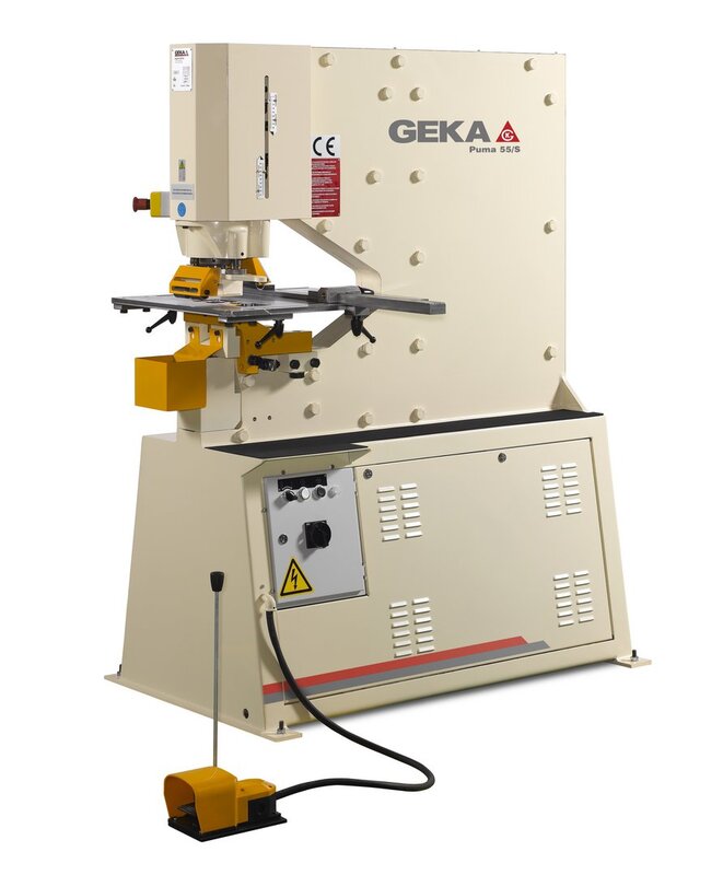 used Metal Processing Hydraulic steelworker GEKA PUMA 55 SD