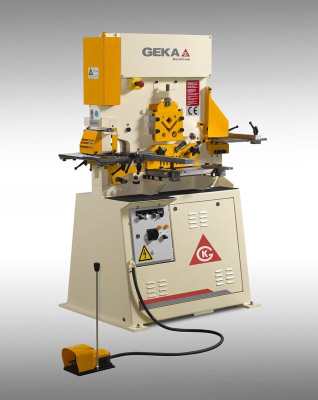 gebrauchte Metallbearbeitungsmaschinen Profilstahlschere GEKA Bendicrop 50