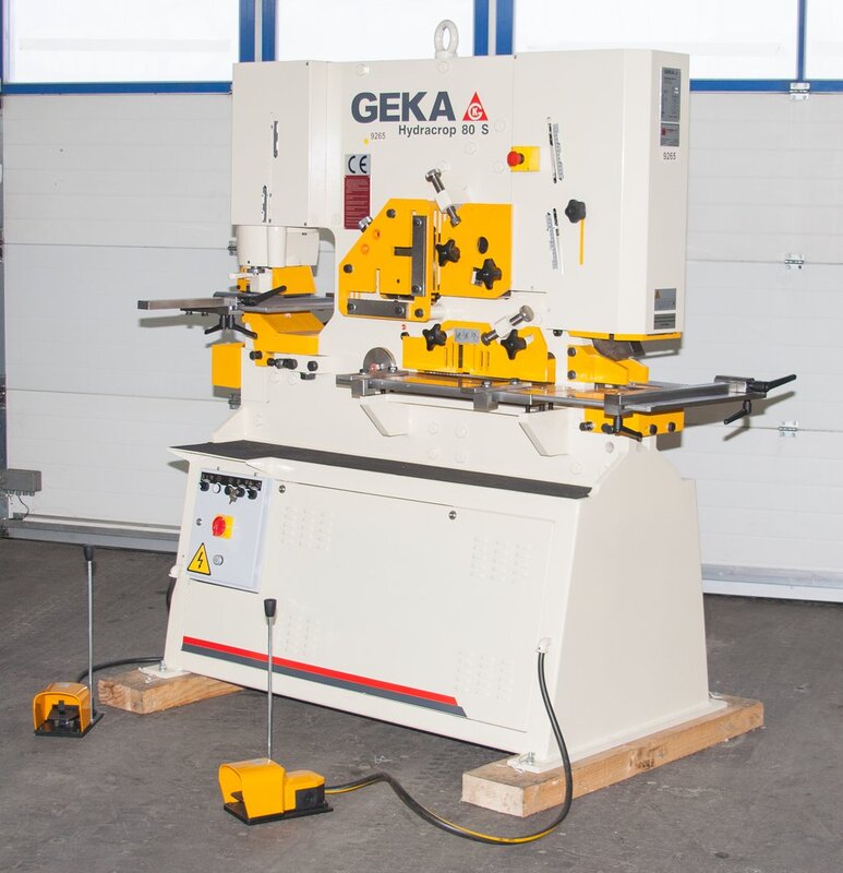 used Series Production Section Steel Shear GEKA HYD 80 S