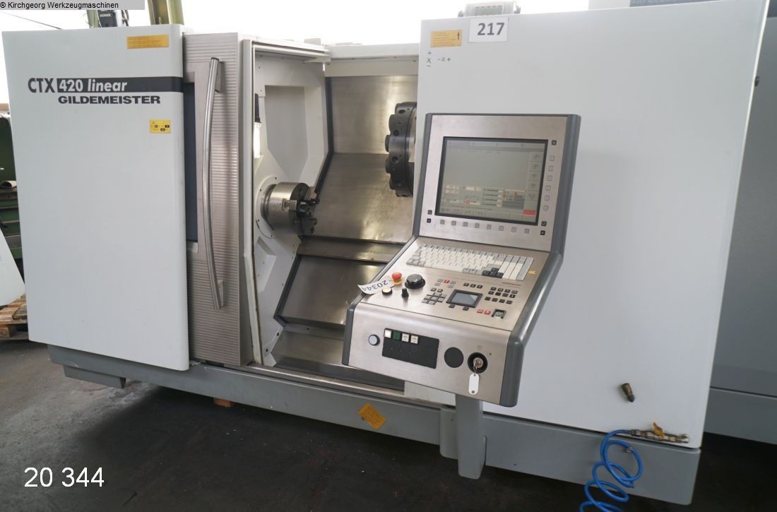 gebrauchte Maschinen sofort verfügbar CNC Dreh- und Fräszentrum GILDEMEISTER (teilueberholt) CTX 420 linear/CNC-Heidenhain