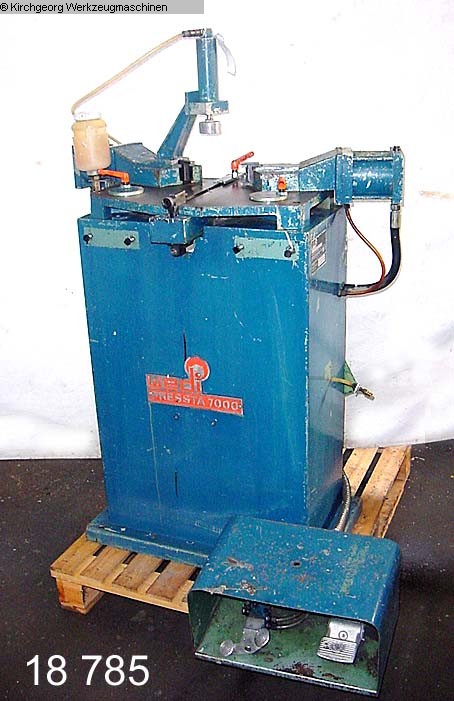 used Metal Processing Corner Crimping Machines WEDI PRESSTA 7000 PV 6