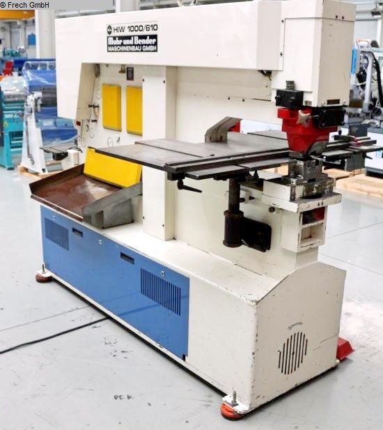 Profilstahlschere von MUHR & BENDER Typ: HIW 1000/610 Gebrauchtmaschinen