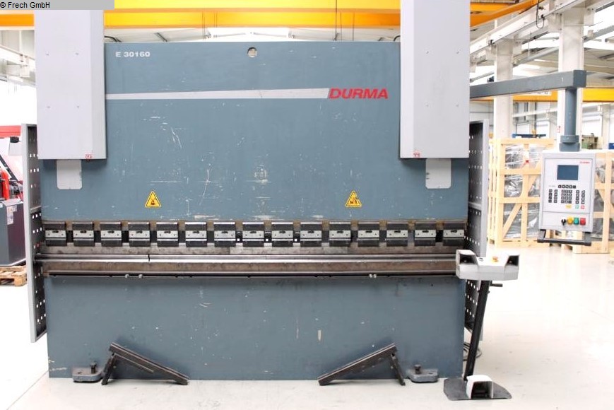 used Machines available immediately Hydr. pressbrake DURMA E 30160