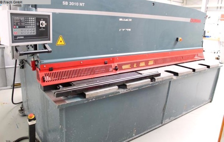 used Machines available immediately Plate Shear - Hydraulic DURMA SB 3010 NT