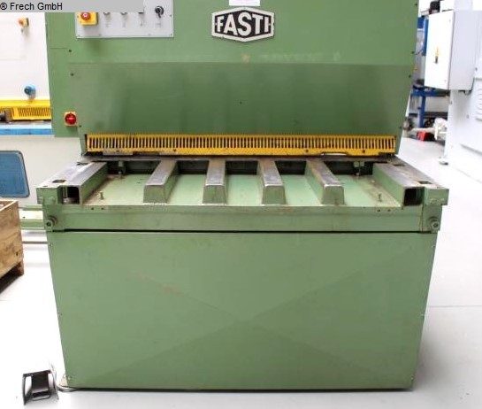 used Machines available immediately Plate Shear - Hydraulic FASTI TCHE 12/4