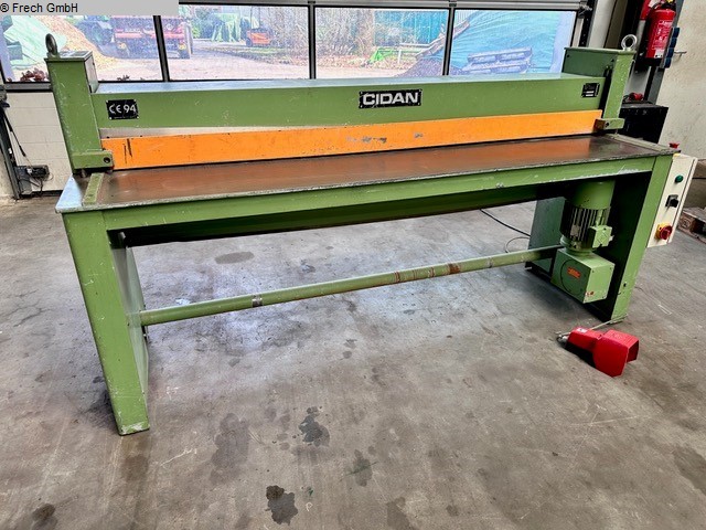 used Machines available immediately Plate Shear - Mechanical CIDAN HSM 2050 x 1,5