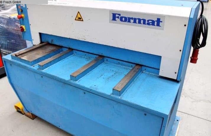 used Machines available immediately Plate Shear - Mechanical FORMAT TS2-1000-50