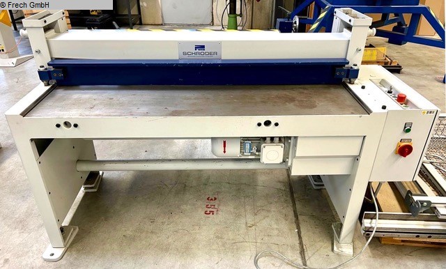 used Machines available immediately Plate Shear - Mechanical SCHRÖDER MHSU 1500/2,0