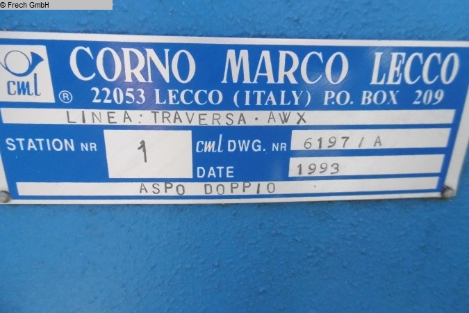 used Decoiler - Double CORNO ITALY AFDC 150