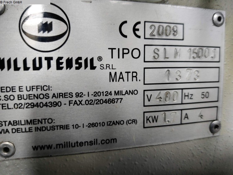 used Decoilers for Coils MILLUTENSIL SLM 1500.1