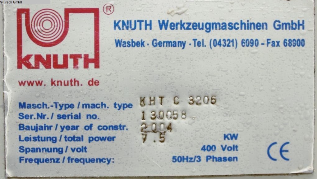 used Plate Shear - Hydraulic KNUTH KHT 3206 C