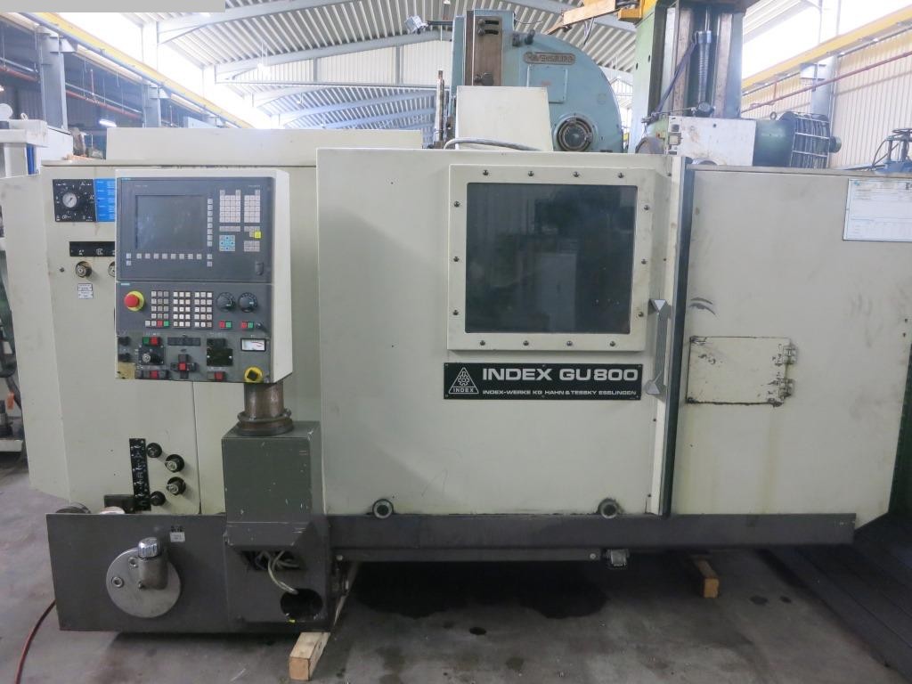 gebrauchte Drehmaschinen CNC Drehmaschine - Schrägbettmaschine INDEX GU 800