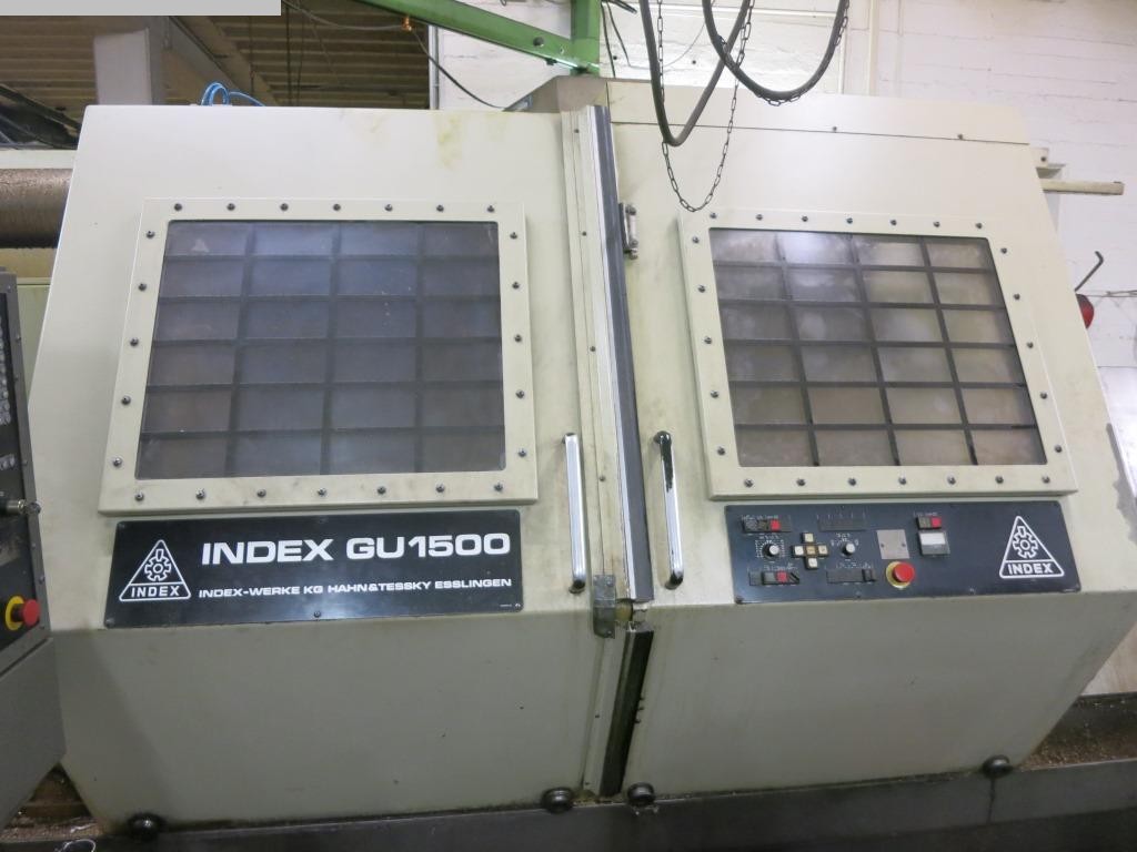 gebrauchte Drehmaschinen CNC Drehmaschine - Schrägbettmaschine INDEX GU 1500-1