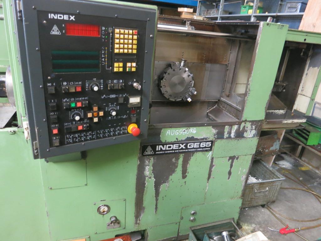 gebrauchte Drehmaschinen CNC Drehmaschine INDEX GE 65