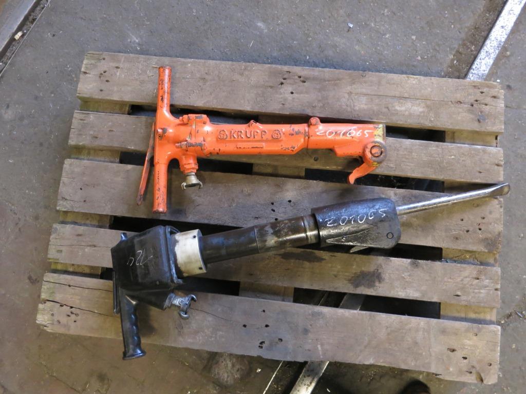 gebrauchte Elektrowerkzeuge, Akkumaschinen Bohrhämmer KRUPP Presslufthammer