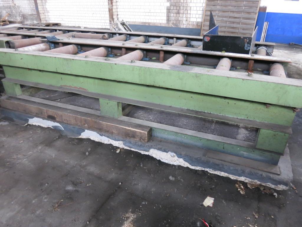 used Window production: wood Roller conveyer ROLLENBAHN 