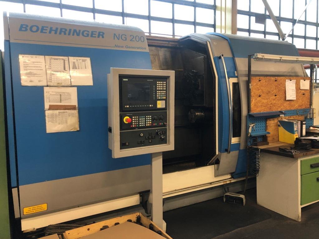 used Machines available immediately CNC Lathe - Inclined Bed Type BOEHRINGER NG 200-2/2