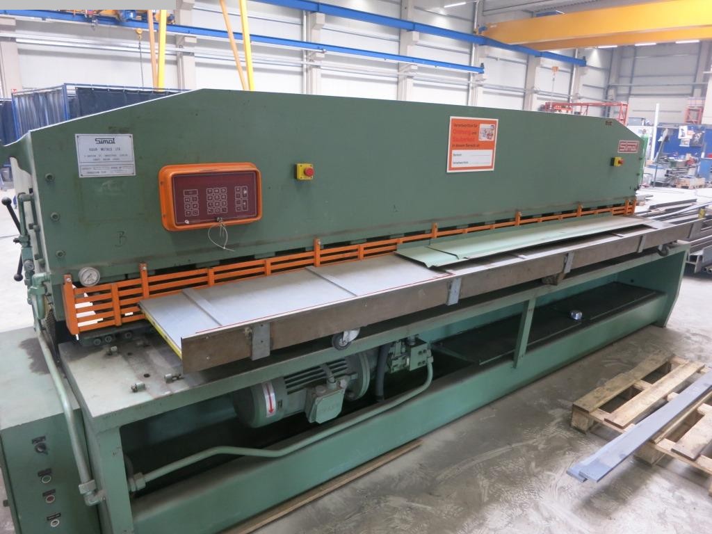 used Machines available immediately Plate Shear - Hydraulic SIMAT 4100x6