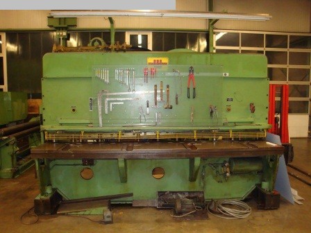 used Machines available immediately Plate Shear - Mechanical WILHELMSBURGER 3000x10