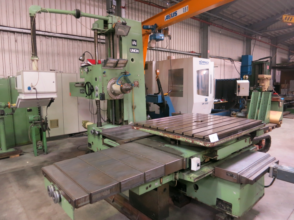 used Machines available immediately Table Type Boring and Milling Machine UNION BFT 90/5