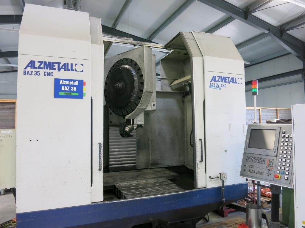 used Machines available immediately milling machining centers - vertical ALZMETALL BAZ 35 CNC 120.60