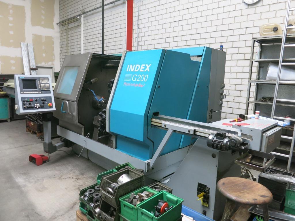 gebrauchte Maschinen sofort verfügbar CNC Drehmaschine INDEX G 200