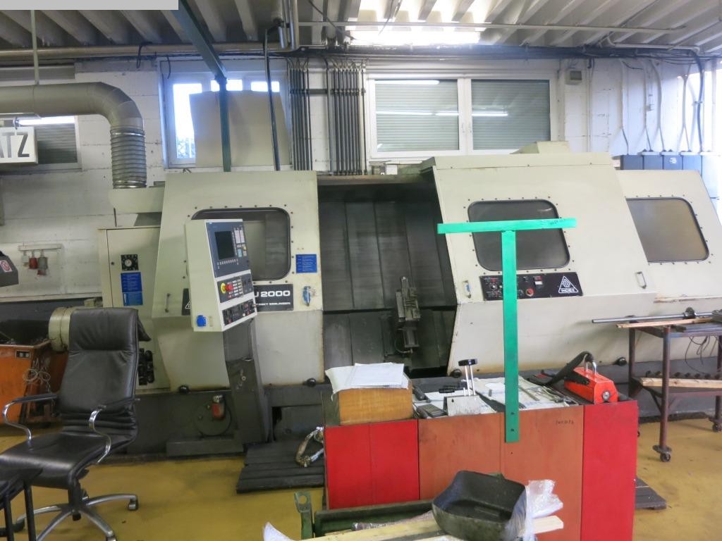gebrauchte Maschinen sofort verfügbar CNC Drehmaschine - Schrägbettmaschine INDEX GU 2000