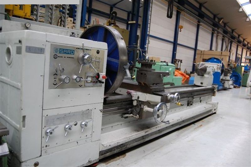 gebrauchte Maschinen sofort verfügbar Leit- und Zugspindeldrehmaschine SARO SPA10X4000