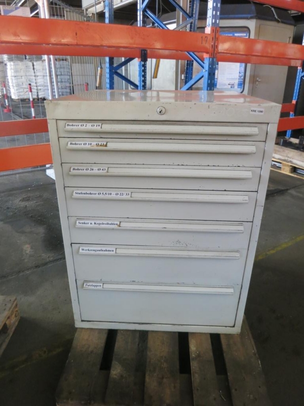 gebrauchte Maschinen sofort verfügbar Schubladenschränke Lista 7 Schubladen