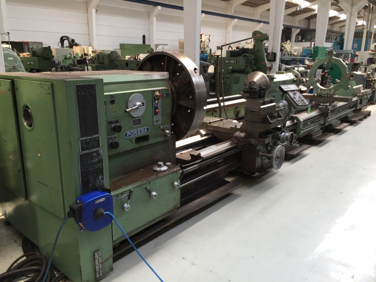 used Hand tools, safety devices Center Lathe POREBA TR 135/6M
