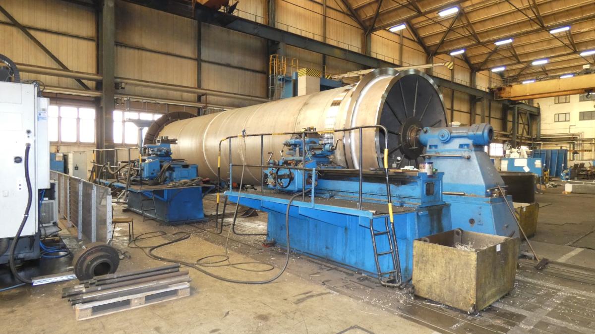 used Metal Processing Facing Lathe WMW  ZERBST DP 4000