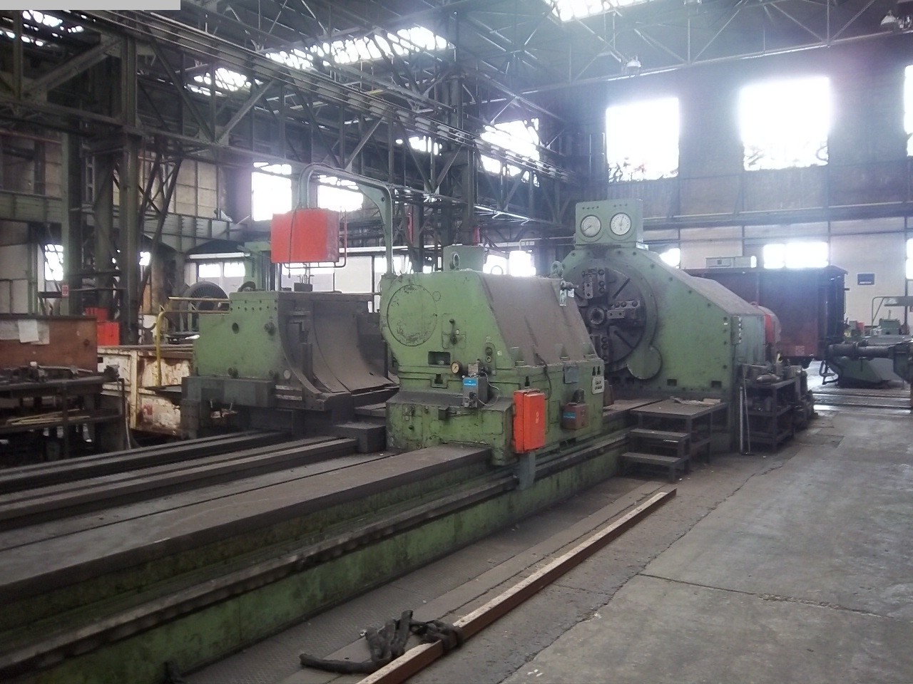 used Metal Processing Heavy Duty Lathe FRORIEP D1050X10000