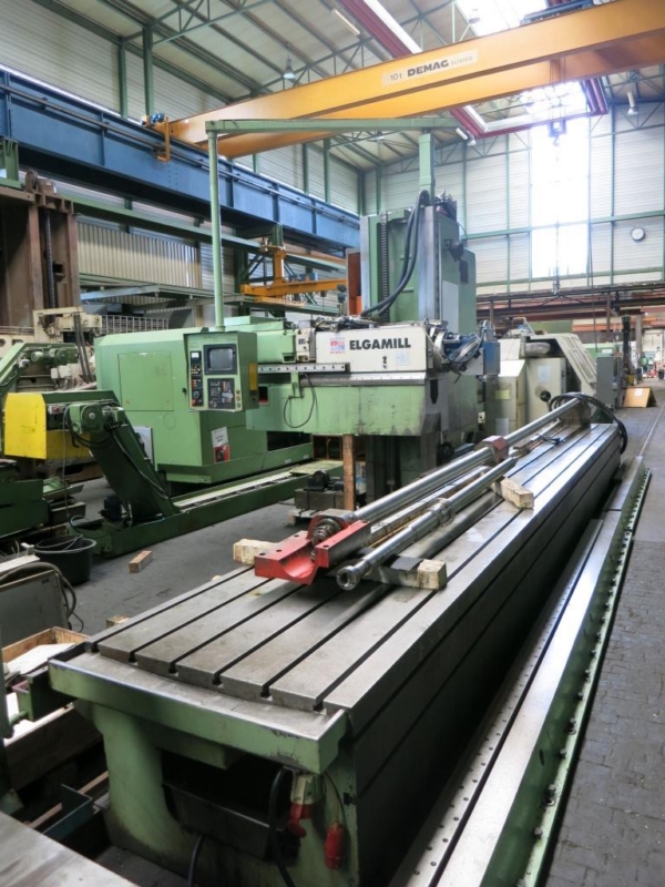 used Metal Processing Travelling column milling machine BUTLER NEWALL Elgamil He 8 m