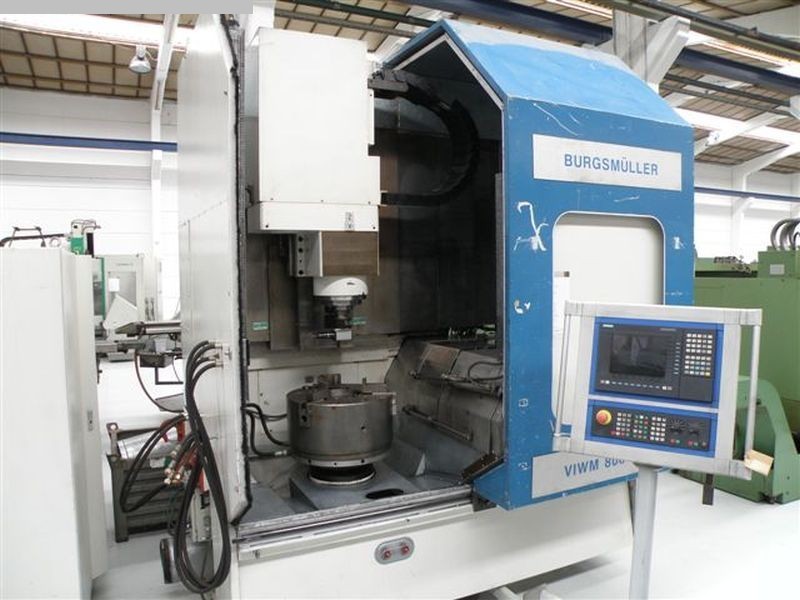 gebrauchte Metallbearbeitungsmaschinen Bearbeitungszentrum - Vertikal BURGSMUELLER VIWM 800_CNC