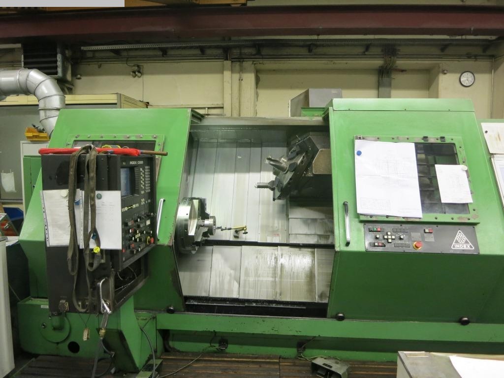 gebrauchte Metallbearbeitungsmaschinen CNC Drehmaschine - Schrägbettmaschine INDEX GU 1500
