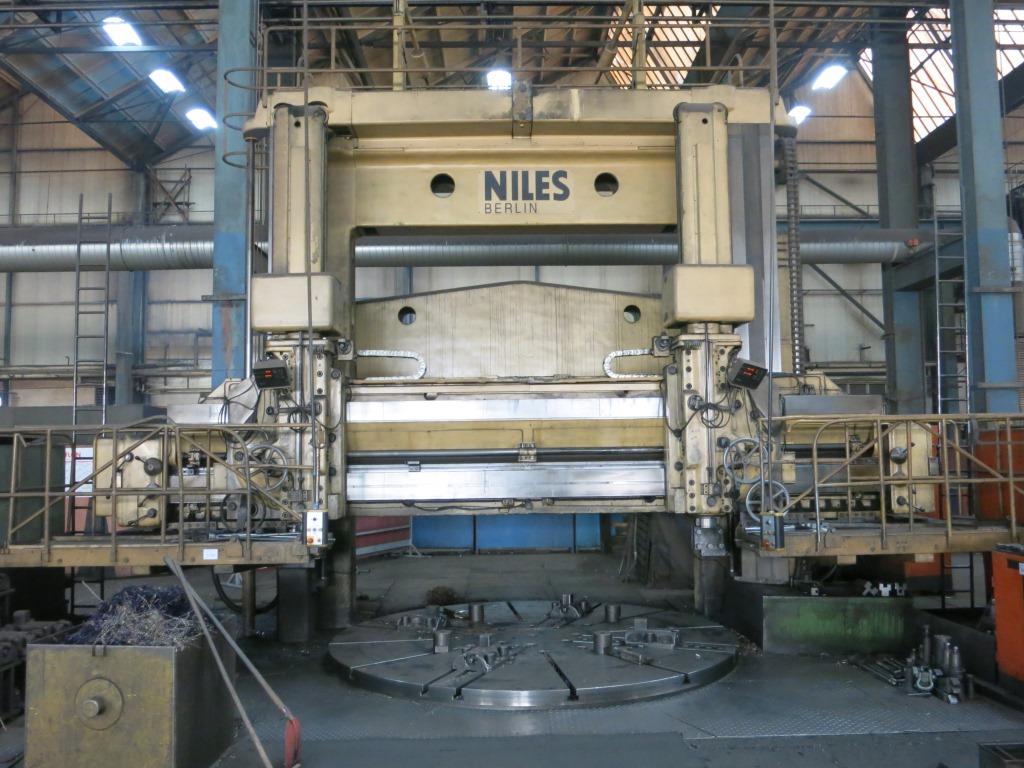 gebrauchte Metallbearbeitungsmaschinen Karusselldrehmaschine - Doppelständer WMW- NILES DKZ4000-3150 B