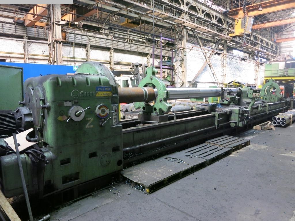 gebrauchte Metallbearbeitungsmaschinen Schwerdrehmaschine SKODA SRM 125x11000