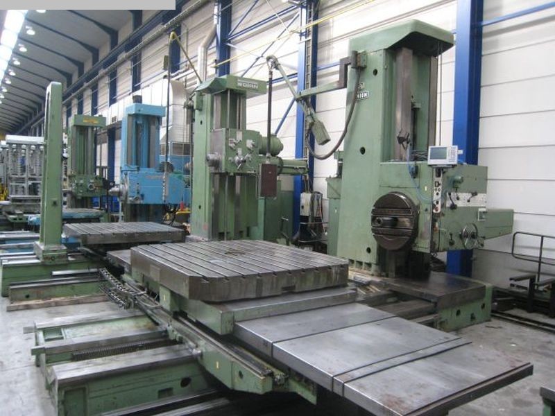 gebrauchte Metallbearbeitungsmaschinen Tischbohrwerk UNION BFT 125/5