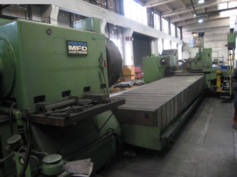 gebrauchte Metallbearbeitungsmaschinen Walzendrehmaschine MFD - HOESCH D1000 GY-YF