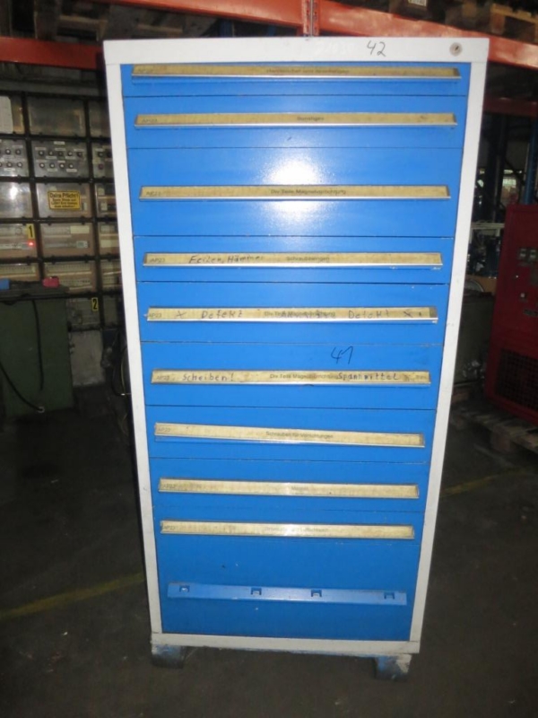 used Tools and industrial equipment Drawer cabinets  10 Schubladen