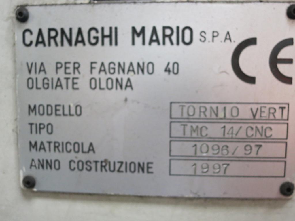 Tour à Tourelle Vertical d'occasion - Mono Colonne MARIO CARNAGHI TMC 14 CNC