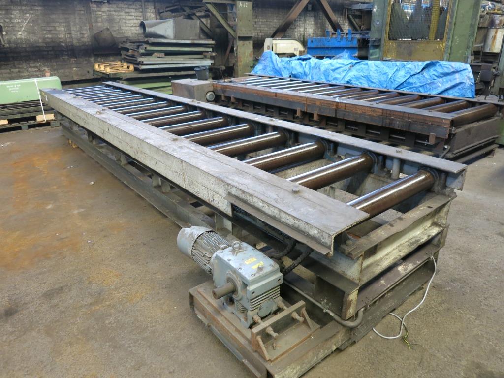 used Woodworking Roller conveyer ROLLENBAHN 