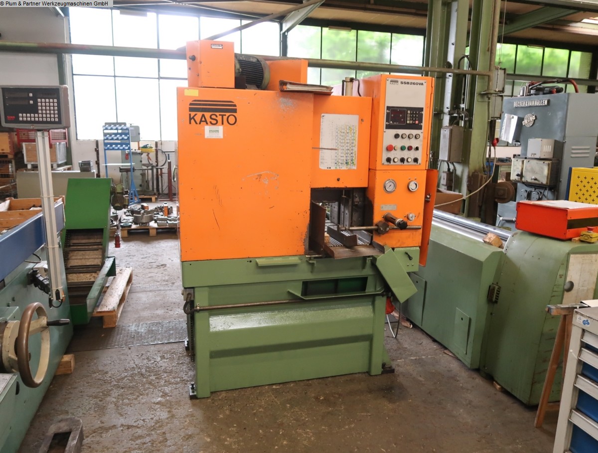 used Machines available immediately Band Saw - Automatic KASTO -Vollautomat SSB 260 VA / Minipos 807