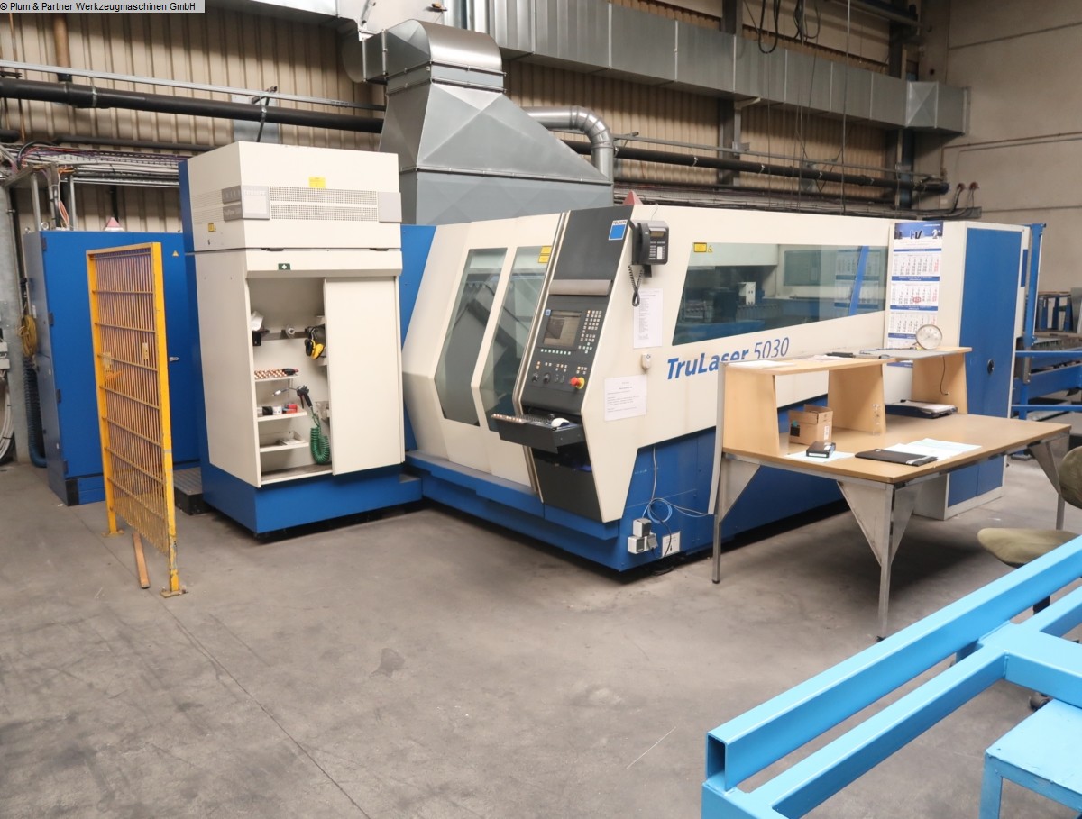 used Machines available immediately Laser Cutting Machine TRUMPF TruLaser L 5030 + TruFlow 5000