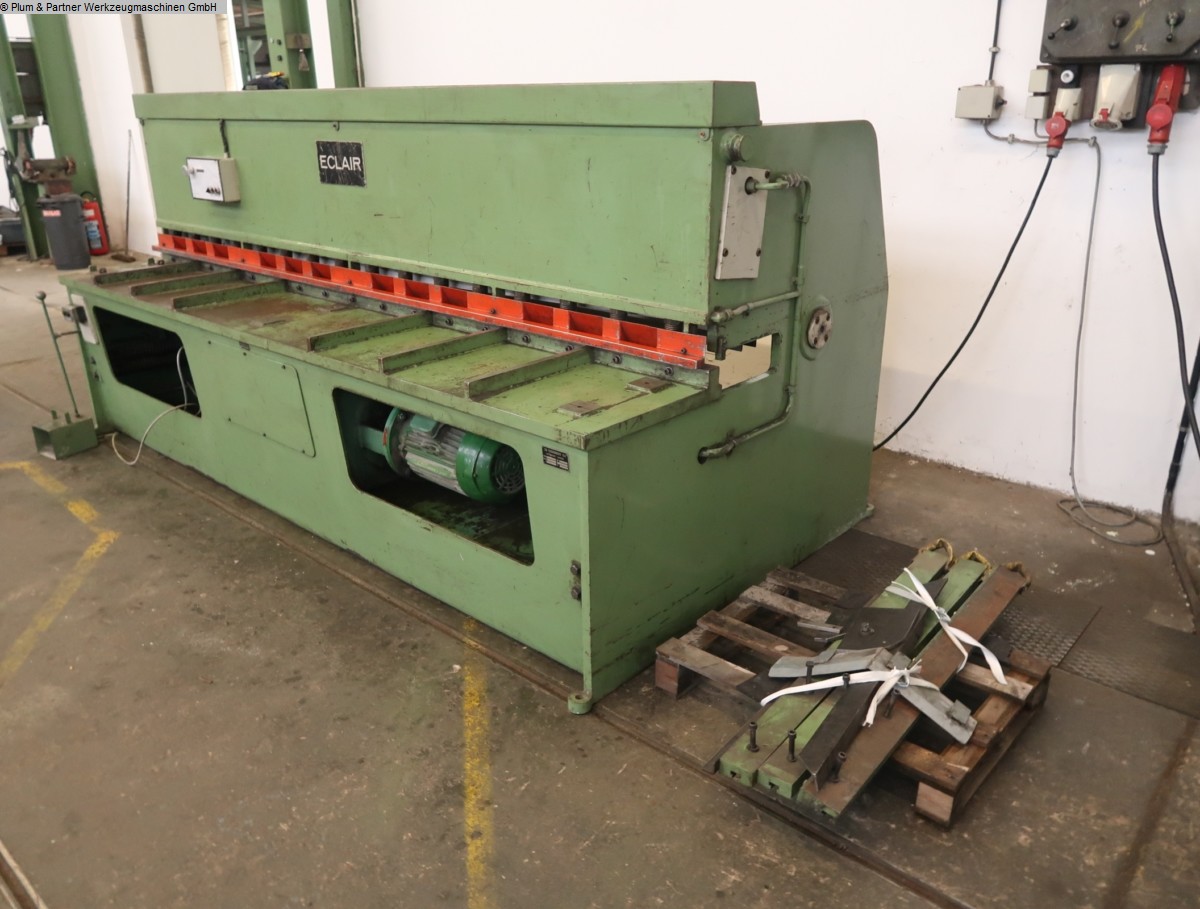 used Machines available immediately Plate Shear - Hydraulic ECLAIR / PASKOWSKY-Schweiz ASS. 5 mm