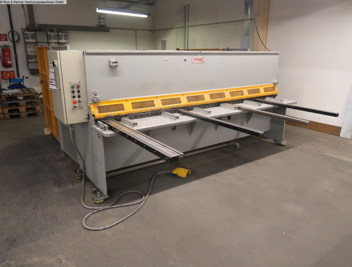 used Machines available immediately Plate Shear - Hydraulic OMAG ES 36