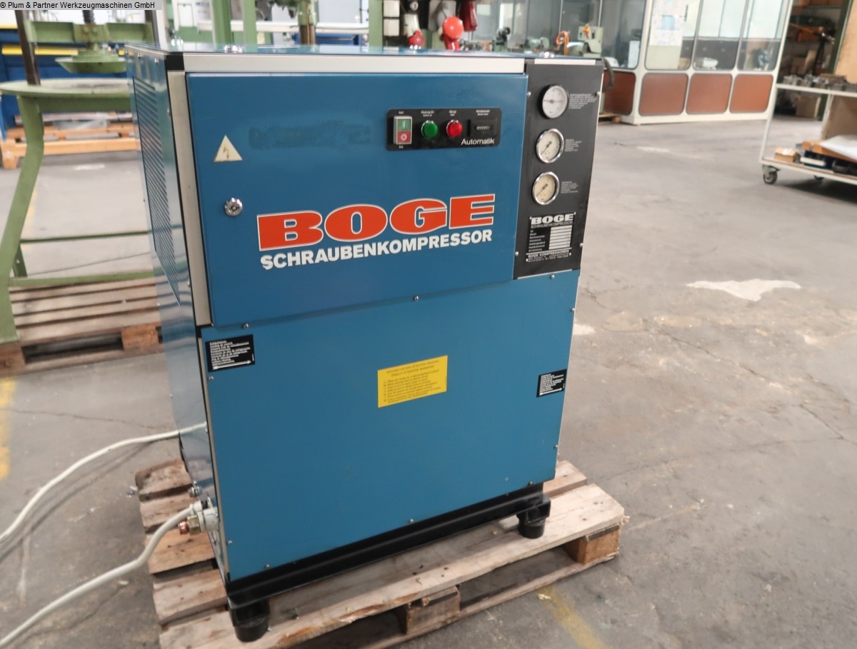 used Other Accessories for Machine Tools screw compressor BOGE VLEX 7,5 R-7 / 10 bar