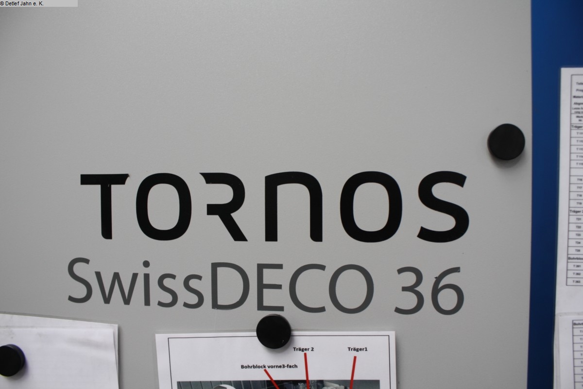 gebrauchte Maschinen sofort verfügbar Langdrehautomat Tornos SwissDECO 36 G