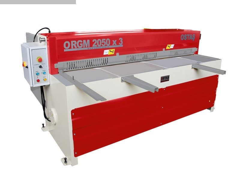 gebrauchte Blechbearbeitung / Scheren / Biegen / Richten Tafelschere - mechanisch OSTAS ORGM 2550 x 3